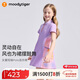 moodytiger女童連衣裙涼感速干夏季兒童裙子防走光吸濕排汗短袖polo運動(dòng)裙