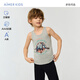 愛(ài)慕兒童天使背心MODAL卡通IP款男女童吊帶背心跨欄背心AK111E871 【抗菌】男-恐龍世界 150 （65-85斤）