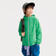 咕嚕日記（Purrfect diary）童裝兒童戶(hù)外撞色外套2026春款男女童輕薄夾克中大童上衣 草綠色 120
