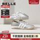 百麗（Belle）【張凌赫同款】小輕甘德訓鞋女運動(dòng)阿甘鞋A8N1DAM5 銀色 （1.0經(jīng)典款） 39 (245mm)