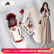 阿迪達斯（adidas）三葉草女鞋 25冬季新款運動(dòng)鞋輕便休閑鞋透氣潮流板鞋時(shí)尚小白鞋 白/淺灰/栗紅/曬圖退10 36