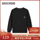 斯凱奇（Skechers）新年禮物2025春冬季男女同款圓領(lǐng)時(shí)尚潮流百搭運動(dòng)打底衫L325U033