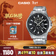 卡西歐（CASIO）手表男EDIFICE學(xué)生簡(jiǎn)約三盤(pán)休閑石英日韓表新年禮物EFR-304D-1A