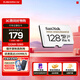 閃迪（SanDisk）存儲卡內存TF卡Micro SD卡車(chē)載監控攝像頭行車(chē)記錄儀卡 耐擦寫(xiě)/自動(dòng)覆蓋 128G讀速高達100MB/S