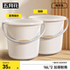 五月花水桶手提式16L*2只裝大容量泡腳桶拖把桶耐用加厚塑料