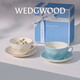 Wedgwood七夕禮物歡愉假日藍色+樹莓2杯2碟陶瓷咖啡杯碟高顏值水杯茶杯碟