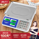 香山KAMMOY電子秤商用電子臺秤 高精度計數秤計價(jià)秤超市市場(chǎng)臺秤30kg 衡藍-鋼按鍵長(cháng)續航LCD凹盤(pán)