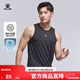 卡爾美（KELME）運動(dòng)背心男夏季健身跑步足球訓練籃球無(wú)袖抗菌T恤 黑色 L 【175/96A】