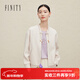 菲妮迪（FINITY）【新中式】FINITY菲妮迪短外套秋季新款時(shí)尚設計感夾克上衣女 米杏色 M