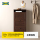 宜家（IKEA）BRUSALI布魯薩里鞋柜家用門(mén)口大容量簡(jiǎn)約現代儲物柜 褐色