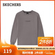 斯凱奇（Skechers）男女同款休閑針織長(cháng)袖T恤衫L325U096