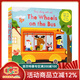 英文原版 小熊很忙系列 紙板機關(guān)操作拉拉書(shū)  Sing Along With Me/Bizzy Bear 歐美經(jīng)典兒歌 歡唱童謠繪本 圣誕節 綠山墻 [歡唱童謠]巴士上的輪子
