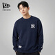 NEW ERA紐亦華MLB衛衣男女冬季運動(dòng)新年NY休閑加絨保暖長(cháng)袖13338651-L