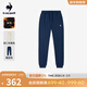 樂(lè )卡克（Le coq sportif）法國公雞2025年秋冬新品女款針織長(cháng)褲 藏藍色 XL