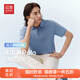 紅豆【涼感抗菌】冰淇淋polo衫男25夏季吸濕速干短袖T恤男翻領(lǐng)T恤男 云水藍A1 L 175/92A 推薦60-70公斤