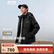 波司登（BOSIDENG）25年新款羽絨服男女同款情侶短款可脫卸帽保暖時(shí)尚經(jīng)典百搭外套 黑色|8056 XL 175/96A 體重約140-160斤