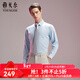 雅戈爾長(cháng)袖襯衫男含羊毛裝襯絨面襯衫條紋多功能襯衫2025新品合款 藍色條子VLRM119690HBY 41 （175/96Y）