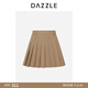 DAZZLE 地素半裙棕色地素百褶裙 棕色 S
