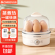 志高（CHIGO）煮蛋器電蒸鍋家用防干燒多功能鍋學(xué)生宿舍蒸蛋機神器早餐機JHZDQ013 單層 【送量杯】