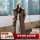 波司登25年羽絨服女款冬季鵝絨加厚連帽商務(wù)通勤百搭超長(cháng)款外套商場(chǎng)同款