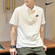 耐克（NIKE） polo衫男子翻領(lǐng)T恤2025夏季純棉運(yùn)動情侶短袖針織純棉透氣半袖 CJ4457-100白色黑 2XL 建議身高178-180體重160-180