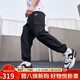耐克（NIKE）男運動(dòng)褲 春秋款 戶(hù)外工裝褲 直筒梭織HJ1991-010黑色 2XL
