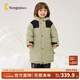 童泰（TONGTAI）寶寶羽絨服冬季嬰兒衣服男女童加厚五防連帽外套外出鴨絨上衣 綠色 120 cm