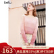 百圖betu女裝新款冬款毛衣復古漸變半高領(lǐng)寬松慵懶風(fēng)毛衣女2311T3 粉紅 L