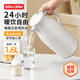 JEKO&JEKO保溫壺家用熱水瓶暖水壺宿舍大容量開(kāi)水瓶玻璃內膽 1.6L淺灰色