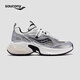 Saucony索康尼2K CAVALRY中性休閑鞋復古休閑鞋子白銀黑37