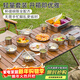 半物生活304不銹鋼戶(hù)外餐具便攜式雪拉碗套裝露營(yíng)碗筷套裝旅行餐具燒烤盤(pán)
