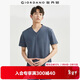 佐丹奴T恤男夏季純棉純色極簡(jiǎn)風(fēng)基礎款親膚V領(lǐng)短袖t恤男01023416