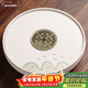 初伍茶盤(pán)家用辦公會(huì )客國潮風(fēng)茶具茶托盤(pán)圓型客廳陶瓷功夫茶臺干泡盤(pán)