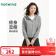 熱風(fēng)【商場(chǎng)同款】女士衛衣拉鏈開(kāi)衫春秋新款運動(dòng)連帽衛衣早秋外套 09灰色 M