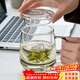 憶壺茶（YIHUTEA）玻璃杯加厚耐高溫泡茶杯茶水分離過(guò)濾喝水杯子男士帶蓋辦公花茶杯 【加大容量】君子杯500ML