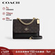 蔻馳（COACH）【品牌直供】女士小號印花風(fēng)琴包單肩斜挎包CW206新年禮物