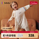 bebebus嬰兒睡袋春秋冬恒溫兒童睡衣四季通用暖寶寶pro分腿防踢被寒冬M碼
