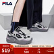 FILA斐樂(lè )跑步鞋男鞋女鞋情侶鞋掠奪者 2休閑鞋慢跑運動(dòng)鞋 【女款】黑/南極灰-BA 36.5