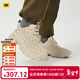 卡特（CAT）運動(dòng)鞋休閑鞋男鞋25新品厚底增高皮面透氣輕便防滑跑步鞋 白色 43