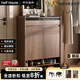 柏夢(mèng)可實(shí)木鞋柜門(mén)口入戶(hù)柜中古風(fēng)家用玄關(guān)樓道收納儲物一體靠墻新款鞋架 實(shí)木鞋柜|長(cháng)80cm 兩門(mén)一抽