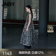 江南布衣（JNBY）【商場(chǎng)同款】25夏新品連衣裙筆觸碎花印花棉質(zhì)無(wú)袖無(wú)領(lǐng)5P5G1575H 097/黑綠系 S