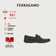 菲拉格慕（Ferragamo）男士黑色Gancini扣飾駕車(chē)鞋 0755610_3E _ 90 新年禮物送男友