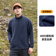 拓路者（Pioneer Camp）戶外抓絨衣男士立領(lǐng)冬季加絨加厚內(nèi)膽搖粒絨外套中老年春裝大碼 藏青色 XL