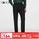 G2000舒適直筒黑色西褲男士修身職業(yè)商務(wù)正裝休閑西服褲 黑色-時(shí)尚剪裁 34 /175