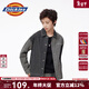 Dickies新款經(jīng)典豎條紋夾克 素色拼接寬松休閑外套10818 經(jīng)典豎條紋 （常規版型 喜歡寬松建議拍大一碼） S