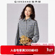 佐丹奴美式風(fēng)格子襯衫女秋冬新款純棉法蘭絨寬松長(cháng)袖襯衫05345876