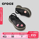 卡駱馳（CROCS）經(jīng)典堆堆洞洞鞋|211355 黑色-001 39(240mm)