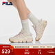 FILA 斐樂(lè )帕尼尼女鞋運動(dòng)鞋籃球鞋休閑鞋面包老爹鞋 木薯粉黃/白沙灰-TA 37.5