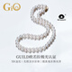 GiO珠寶 天然淡水無(wú)核珍珠項鏈GUILD歐若拉極光18K金高級感生日禮物 18K金 歐若拉極光Strong Luster 7-8mm