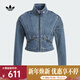 阿迪達斯（adidas）Originals三葉草2025年女子DENIM JKT牛仔運動(dòng)夾克外套 KH1183 L
